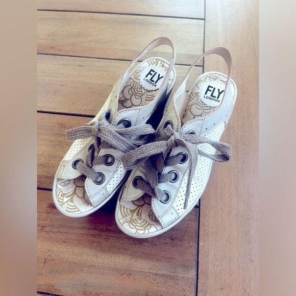 FLY LONDON Stylish Women's Wedge Sandals; Size 37 is US 6.5-7 - Picture 12 of 16